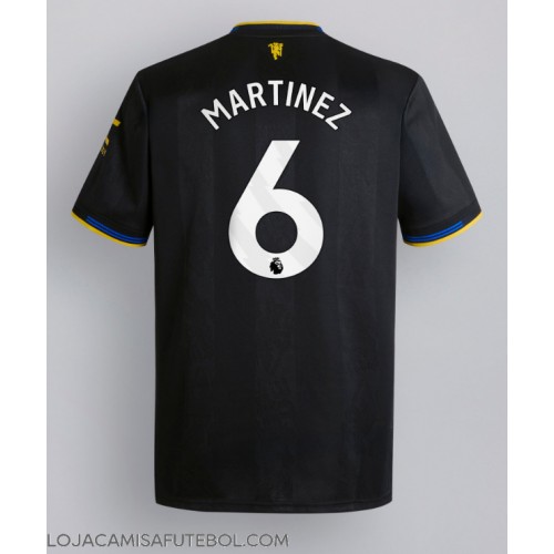 Camisa de Futebol Manchester United Lisandro Martinez #6 Equipamento Alternativo 2025-26 Manga Curta